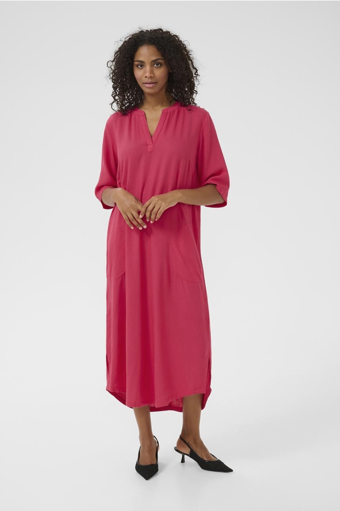 KAMILIA KAFTAN DRESS 10508312 181754 RASPBERRY